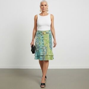 NWOT Roberto Cavalli Ruffle Mermaid Skirt